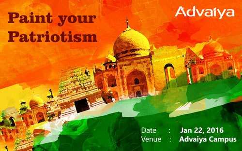 Advaiya organizes ‘Paint your patriotism’ event