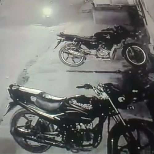 Bike Theft captured on CCTV