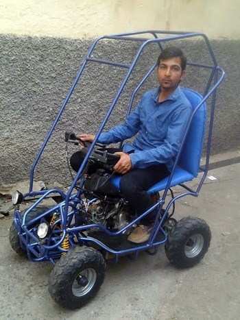 Udaipur engineer makes Special car for physically challenged