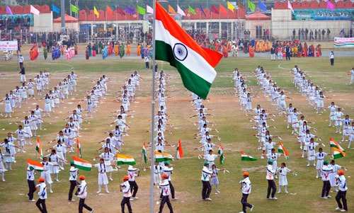 Udaipur celebrates 66th Republic Day with Patriotic spirit