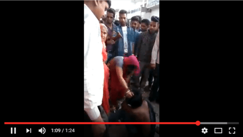 [Viral Video] Man thrashed for eve-teasing in Udaipur