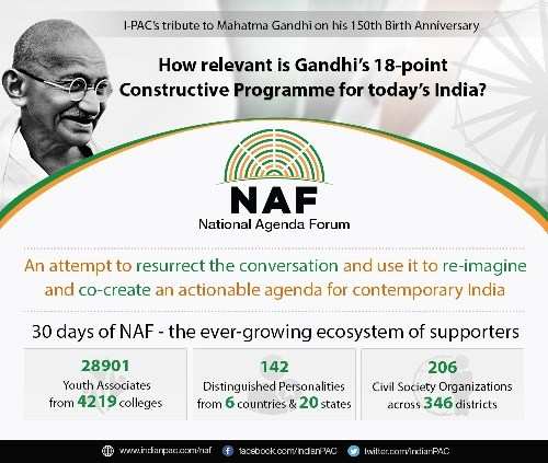 National Agenda Forum | Gandhi’s 18-point Constructive Program – Your contribution is valuable