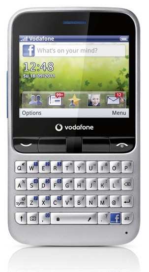 Vodafone Launches Facebook Phone: Blue