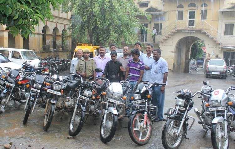 Udaipur Police pierces Bikes' Thieve Gang