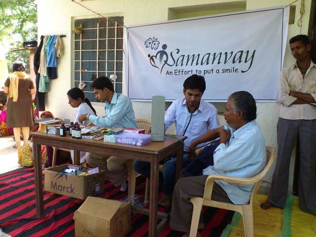 Samanvay organizes Medical Check-up camp, AIDS awareness Drive