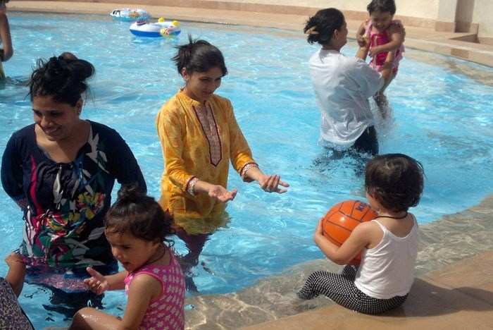 Water fun for kids at DPS Udaipur
