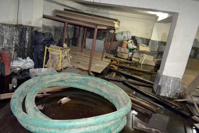 Sewerage Work at Ashwini Bazaar results in Chaos