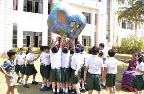 Earth day at Seedling World School