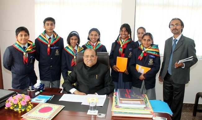 Ryan Group Chairman visits Udaipur School