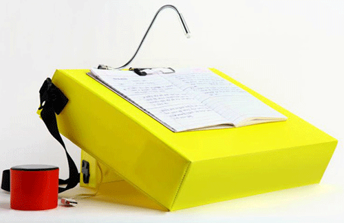 NGO Prayas builds Solar School Bag that Transforms into Writing Desk