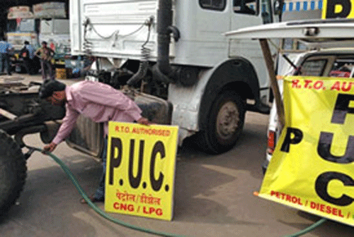 Vehicle Dealership service centers to conduct PUC Check