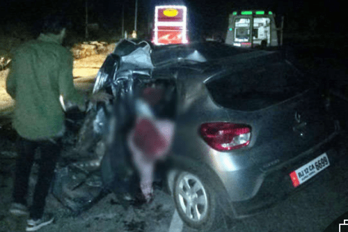 4 dead and 4 injured in road accident