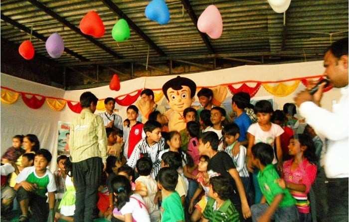 Kids thrilled by Chota Bheem