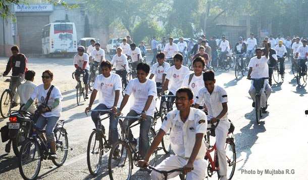 City Observed its first Cycle Marathon: Harawal