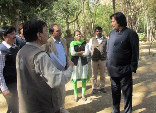 State Minister Rinwa visits Mewar Biodiversity Park
