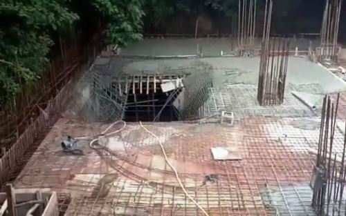 फतेहपुरा में निर्माणाधीन होटल की छत ढ़हने से एक की मौत छह घायल