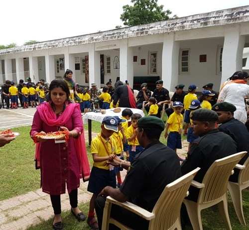 Kidzee Ambamata Celebrates Raksha Bandhan with Army Jawans