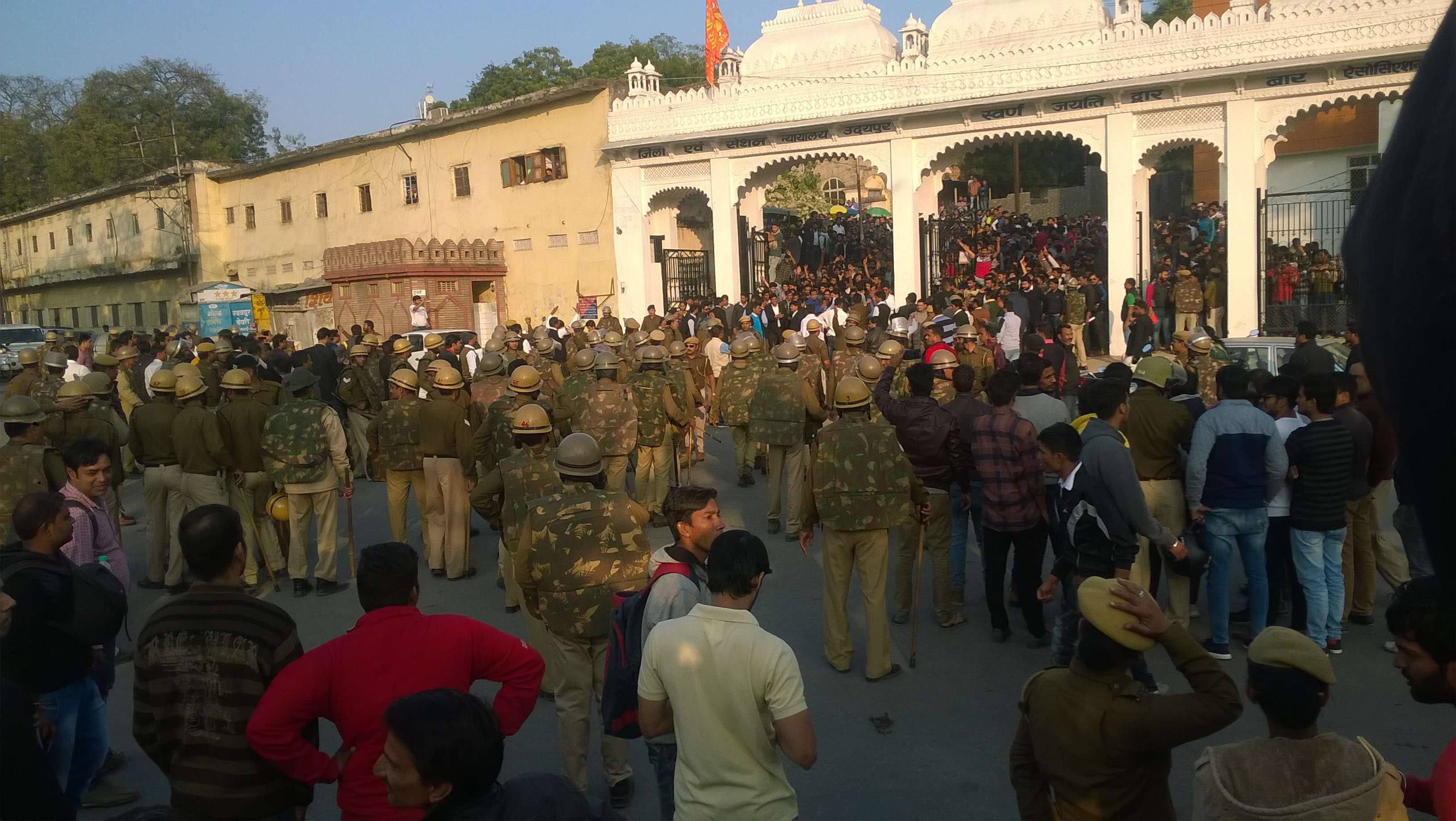 [Pictures] Unrest in Udaipur