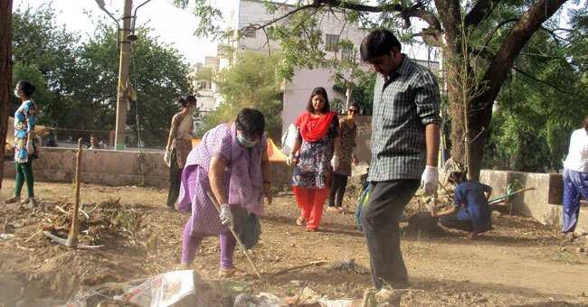 Action Udaipur: Fatehpura Park gets free from Garbage