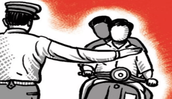 Seat belt, helmet and no parking-Teams get into action