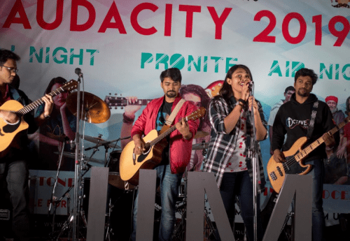 Audacity 2019 Pre-event uses Music to spread awareness about illiteracy