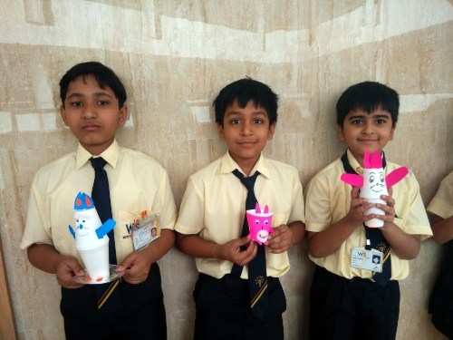 Bunny Face Making Activity at Witty Udaipur