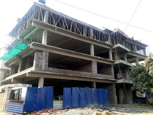 Encroached building demolished at Delhi gate circle