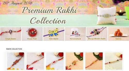 Rakhi.shopcrazzy.com Launches Fresh Rakhi Sets & Rakhi with Sweets