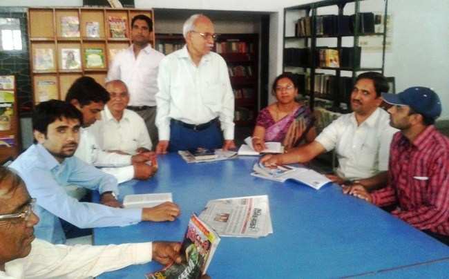 Library is the heart of educational institutes: R.P Sanadhya