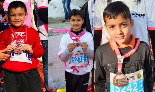 [Photos]Udaipur city runs on winter morning-The Mewar Pink Run