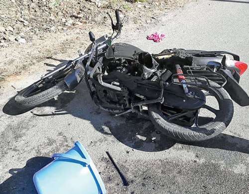Rumour of Udaipur bandh-Bike burnt at Badi