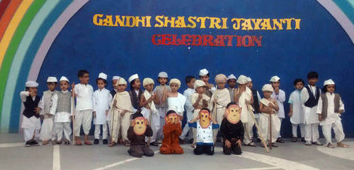 Birth Anniversary of Gandhi & Shastri celebrated at Parent’s Pride