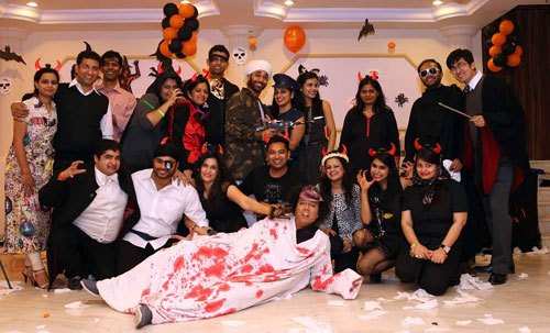 Udaipur Round Table throws Halloween Party