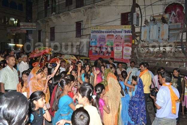 Mewari Pagdi Adds Shine to Jyoti Kalash Yatra