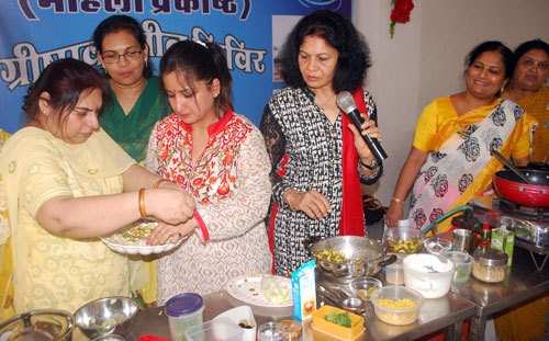 Women learn Cooking & Dancing at Srijan-2015 Camp