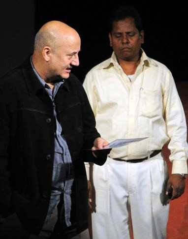 Anupam Kher takes stage at Secure Meter's Event