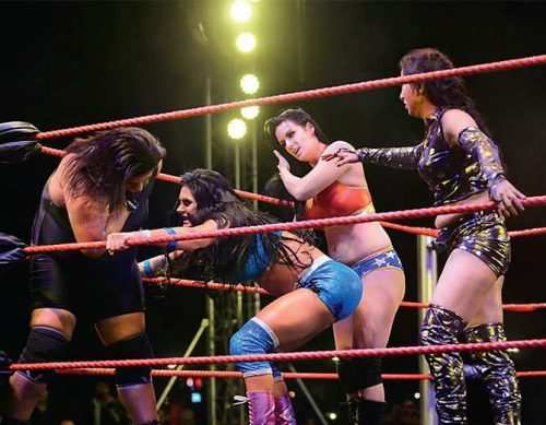 8-10,000 people witness Udaipur’s biggest wrestling entertainment show