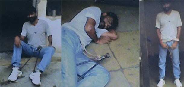 Prisoner posed himself chained, share pics with local journo