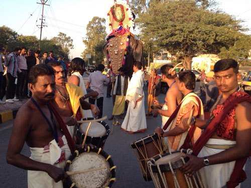[Photos] Community sets off Lord Ayappa procession