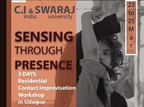 3 day workshop on Contact Improvisation – a Dance form
