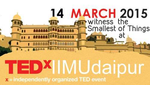 IIM-Udaipur organizing TEDx on 14th March