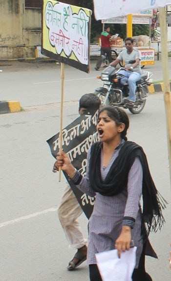 Protest March Held for Women Safety