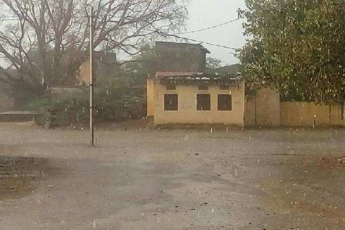 Hail storm in Rajsamand