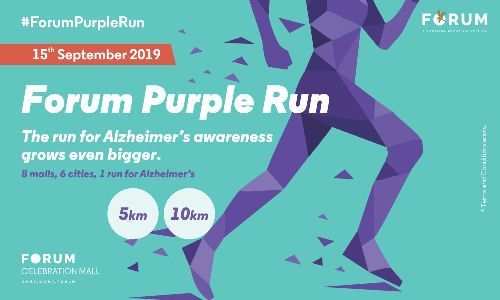 FORUM PURPLE RUN 2019 – Join India’s first ever run for Alzheimer’s awareness | 8 Malls. 6 Cities. 1 Run | Run to END Alzheimers | Run to Remember