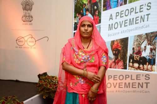 Central Govt. honours Udaipur lady as Sanitation Champion