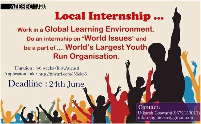 Local Internships: Voluntary Opportunity for the Change You Want to See