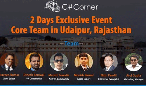 C# Corner to organize events for aspiring IT professionals