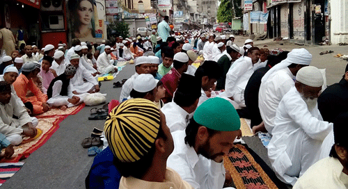 Udaipur Muslims celebrate Eid ul-Fitr