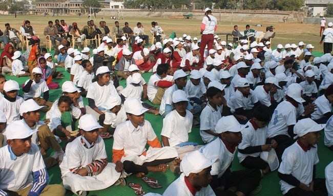 Specially Challenged Children enjoy several competitions