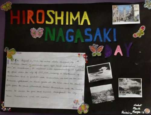 Hiroshima day observed at Seedling Udaipur